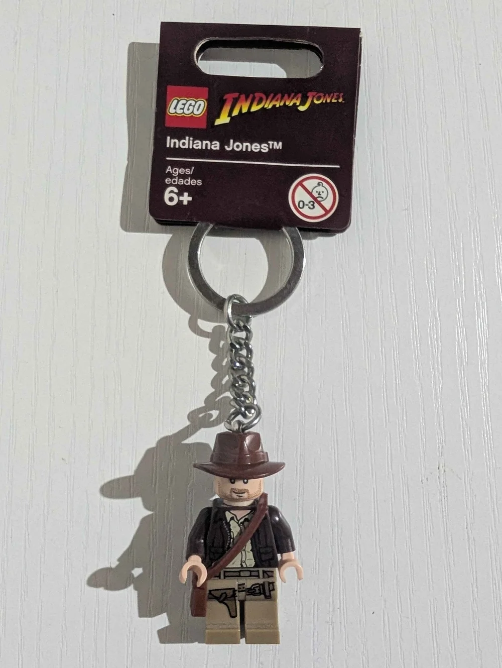 (RARE) LEGO Indiana Jones Minifigure Keychain - Picture 1 of 6